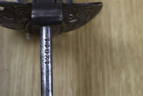 An Edward VII Wilkinson cavalry officers sword with scabbard